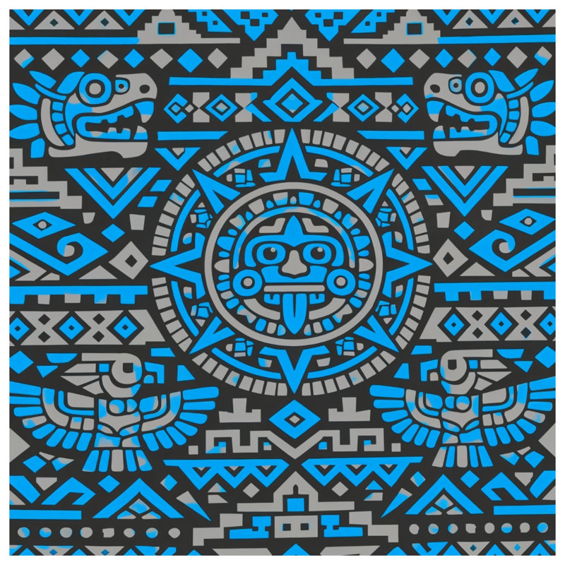 Couvre-lit matelassé Aztec, Queen