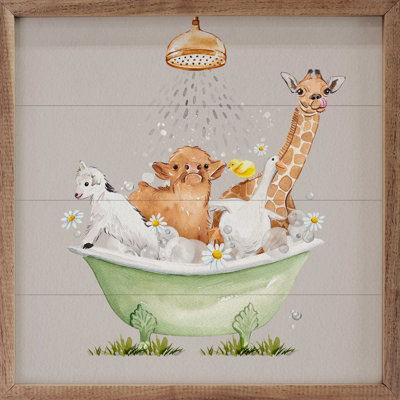 " Bubble Bath Buddies I " Print