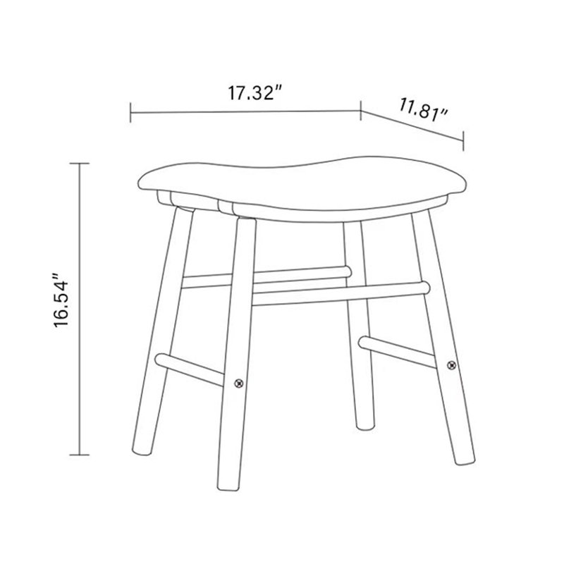 Tabouret de coiffeuse Malacca