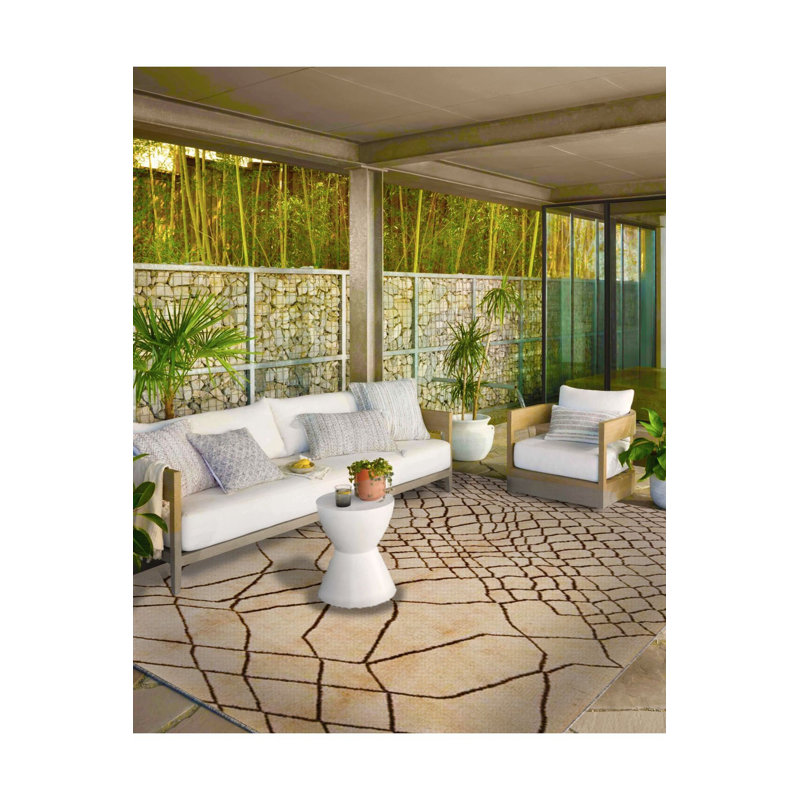 Tapis crème lavable à la machine, Sous-tapis carré 3 pi 3 po inclus