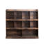 Bibliothèque à 10 tablettes. Rangement avec style. Panneau de particules de 15 mm et panneau de 3 mm Conception. 54,13 "X 11,64" 48,23 Bibliothèque -, pour livres, reliures, photos, objets de collection. Fabrication. Entretien facile.