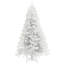 Arbre de Noël artificiel de 7,5 pi de hauteur, arbre de Noël non éclairé avec 1346 pointes de branches, ouverture automatique, base en acier HOMcom, blanc, blanc-1958138115
