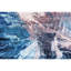 Hand Knotted Abstract Area Rug in Blue/Beige-898814518