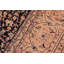 Tapis bleu / doré en laine antique Parnas - 8 pi 0 po x 9 pi 11 po