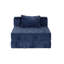 Canapé à compression, canapé-lit convertible au sol avec structure de forme fixe, canapé modulaire à assise simple sans os, sans assemblage requis, tissu chenille, pour la chambre à coucher du salon-69695811