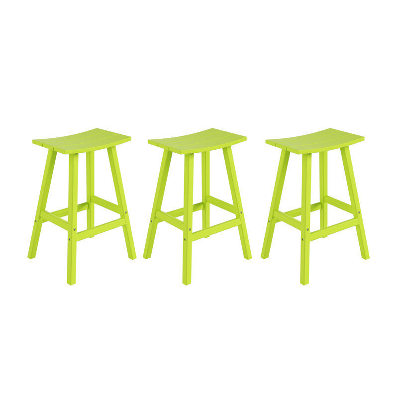 Tabouret d'extérieur Laguna, Limette, Tabouret de bar (siège d'une hauteur de 29 po)