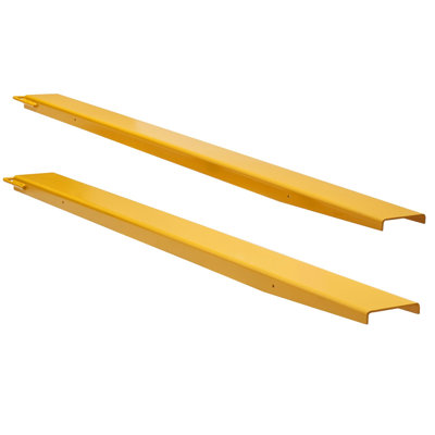 Pallet Fork Extensions, 84" Length 4.5" Width, Heavy Duty Carbon Steel Fork Extensions for Forklifts, 1 Pair Forklift Extensions, Industrial Forklift Fork Attachments for Forklift Truck, Yellow