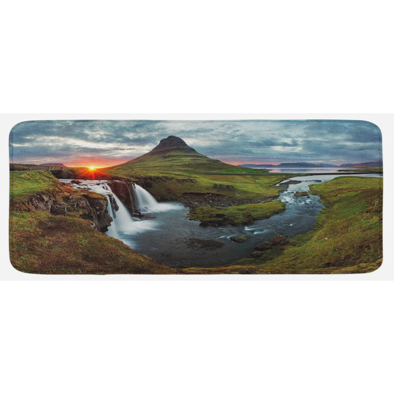 Tapis de cuisine paysage