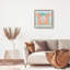 Casablanca to Paris Peach Print Glam Jungle by Oliver Gal, Black Frame, 12 x 12-1079041008-1079041014
