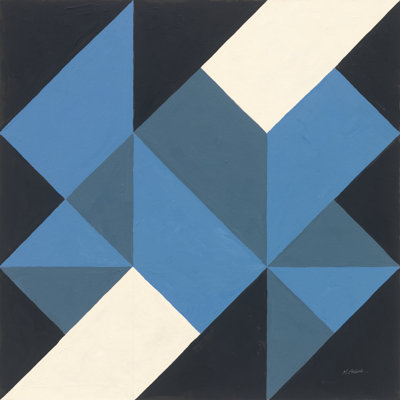 Triangles I 1 Piece Wrapped Canvas Painting