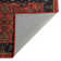 Tapis oriental noir / rouge Abisha