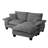 Sailboat-Inspired Modular Cloud Sofa With Removable Ottoman