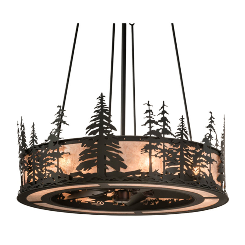 Tall Pines Downrod Ceiling Fan