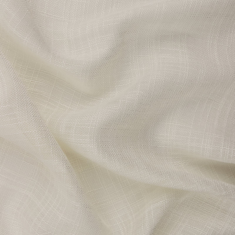 Cirrus Woven Sheer Curtain Panel, Cream, 140cm Width x 250cm Drop