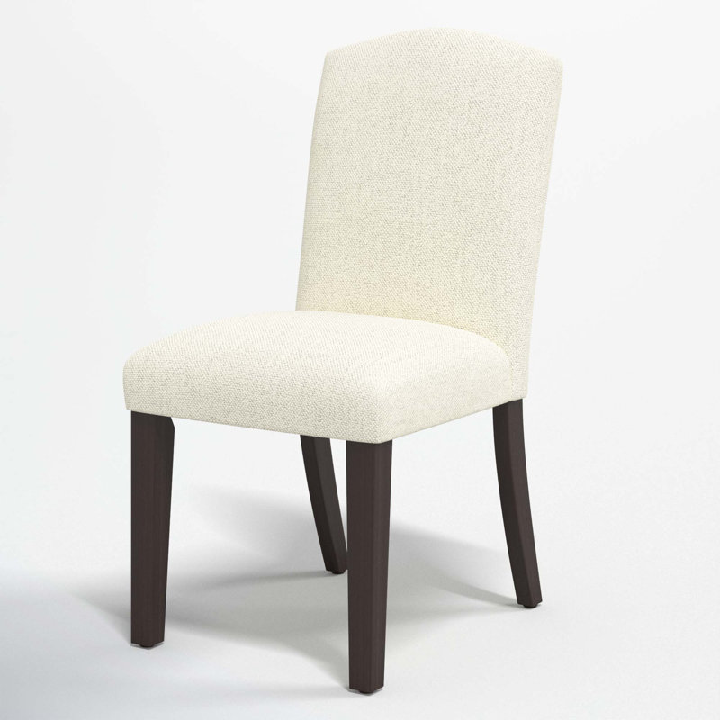 Chaise rembourrée Estrela, Tweed Sustain® toile Milsap, Espresso