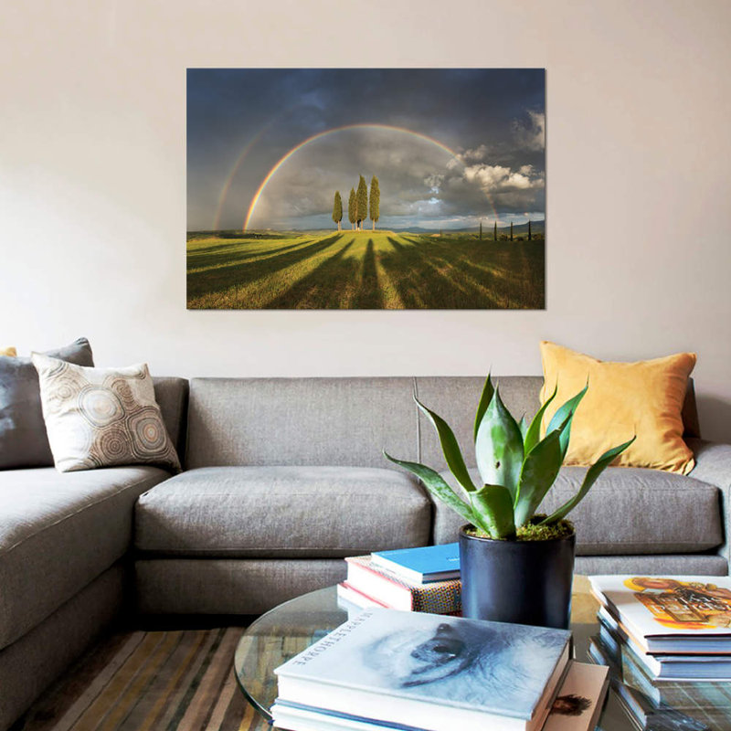 «Spring in Tuscany X», reproduction de photo sur toile, H 18 po x l 26 po x P 1,5 po, Toile tendue, Pas de tapis