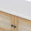 Banc de rangement en rotin avec rangement Boho-2020695337