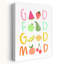 Good Good Good Mood II Playful Whimsical Abstract Fruit, art mural-2010339453