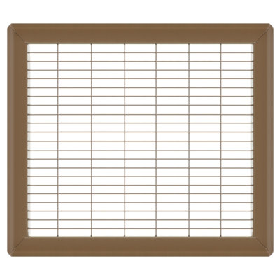 Brown Heavy Gauge Floor Grill