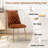 Magallanes 2-Piece Tufted Velvet Dining Chairs -643501237