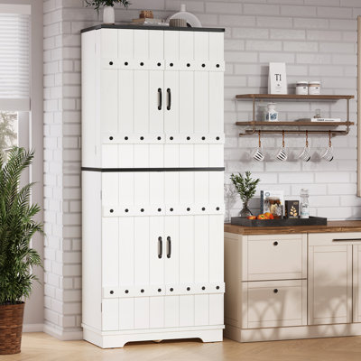 72" Tall Farmhouse Kitchen Pantry by Gracie Oaks