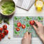 Multicolore planche à découper en verre trempé Ambesonne