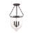 Hampton 12" 3-Light Semi Flush Mount-1315298403-1315298405