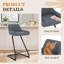 Tabouret de comptoir rembourré avec structure en métal-1182117097-1181775522
