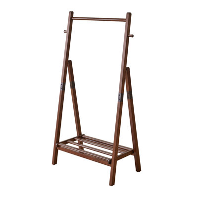 31.89 " Solid Wood Clothing Rack