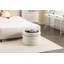 Repose-pieds rond avec repose-pieds en velours