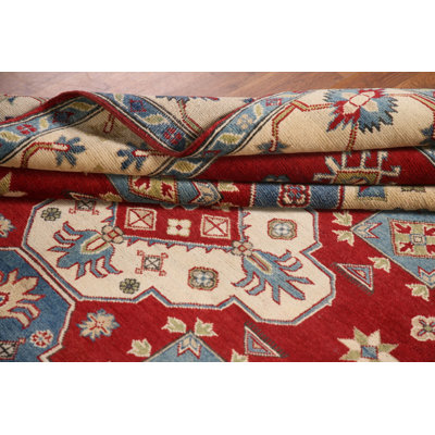 Handmade Kazak Oriental Area Rug 6x8