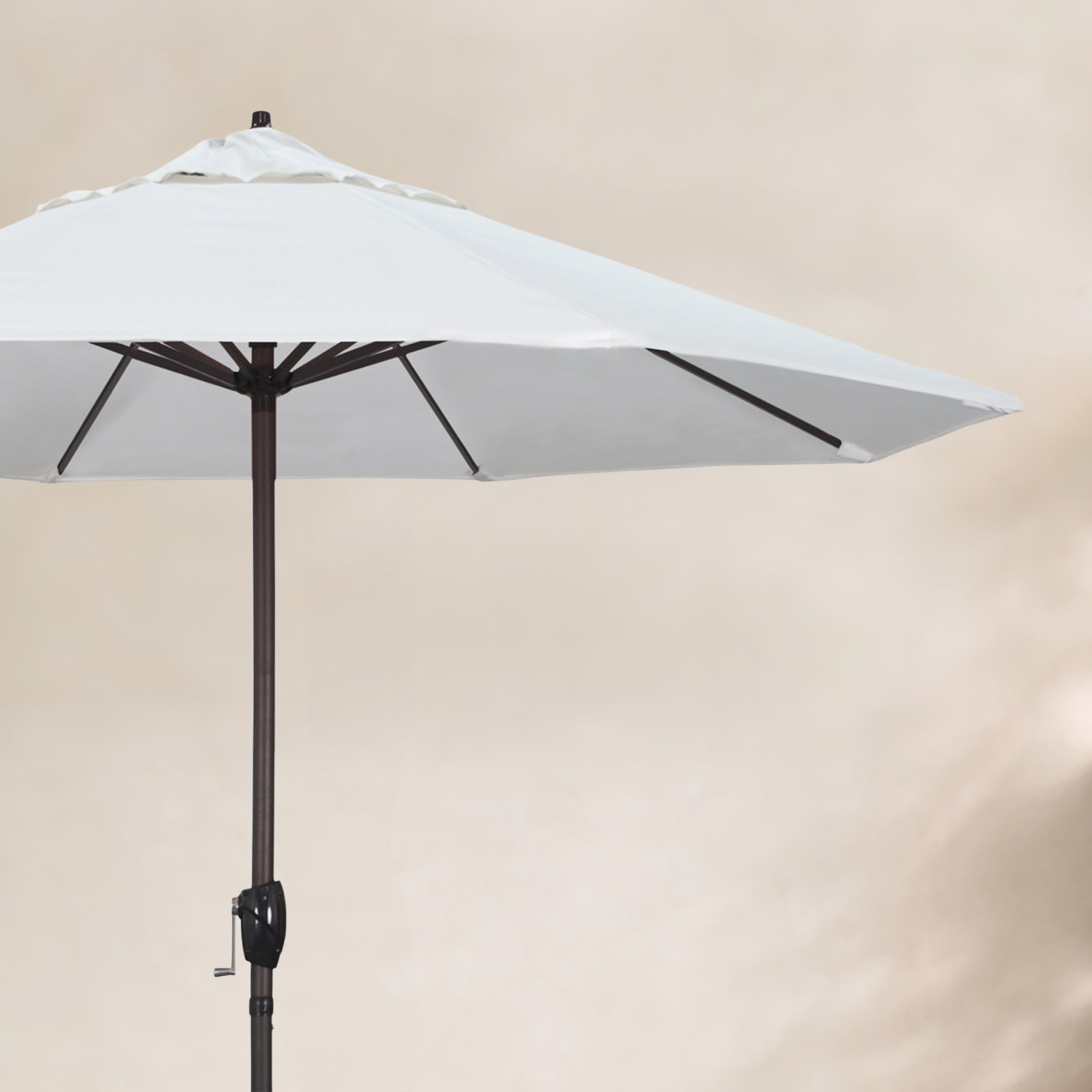 Mira 9' Sunbrella® Market Umbrella, Canvas Natural Sunbrella® Canvas