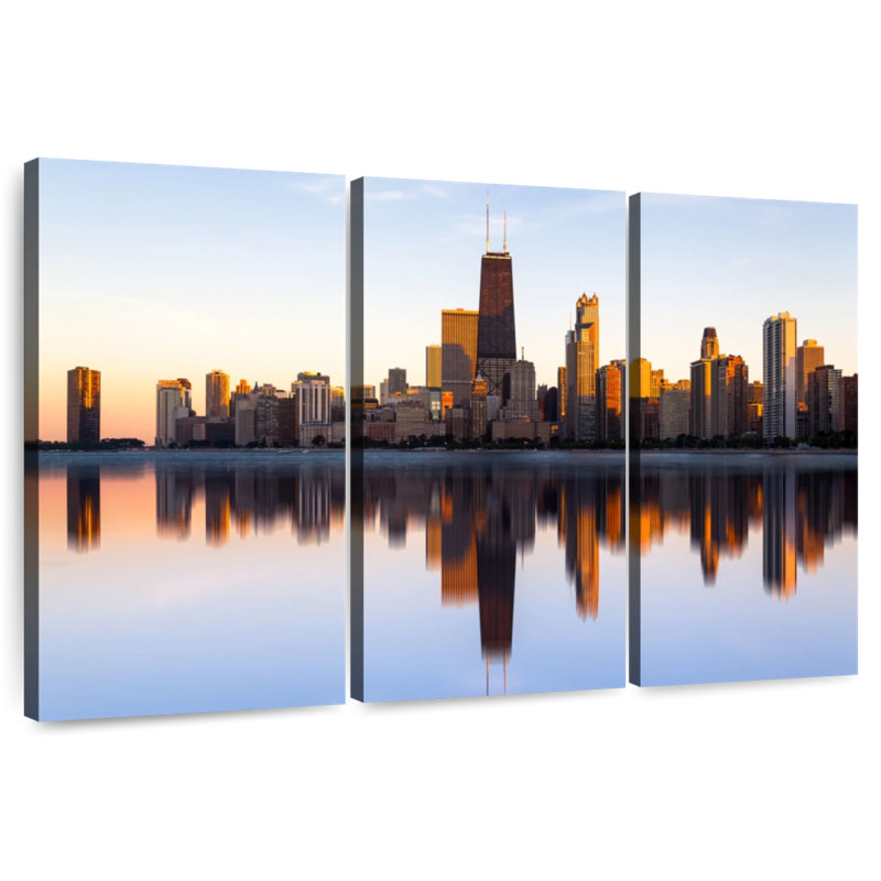 Sireci Chicago Morning Horizon, 36" H x 57" W