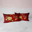 Literie en microfibre à motifs roses rouges et or, taille pleine, 3 pièces avec 2 taies d'oreiller standard-122272235