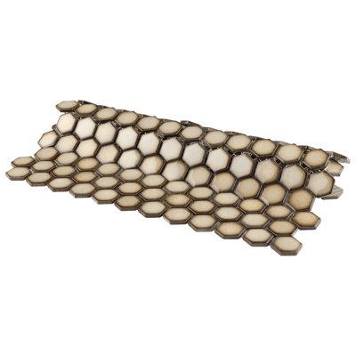 Hudson 1" x 1" Porcelain Honeycomb Mosaic Wall & Floor Tile