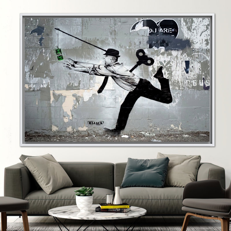 1 Piece Wall Art on Canvas, 40 cm H x 60 cm W, Framed Print without Mat, White