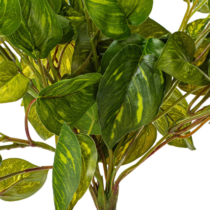 Buisson artificiel suspendu Pothos, H 34 po x l 8 po x P 10 po