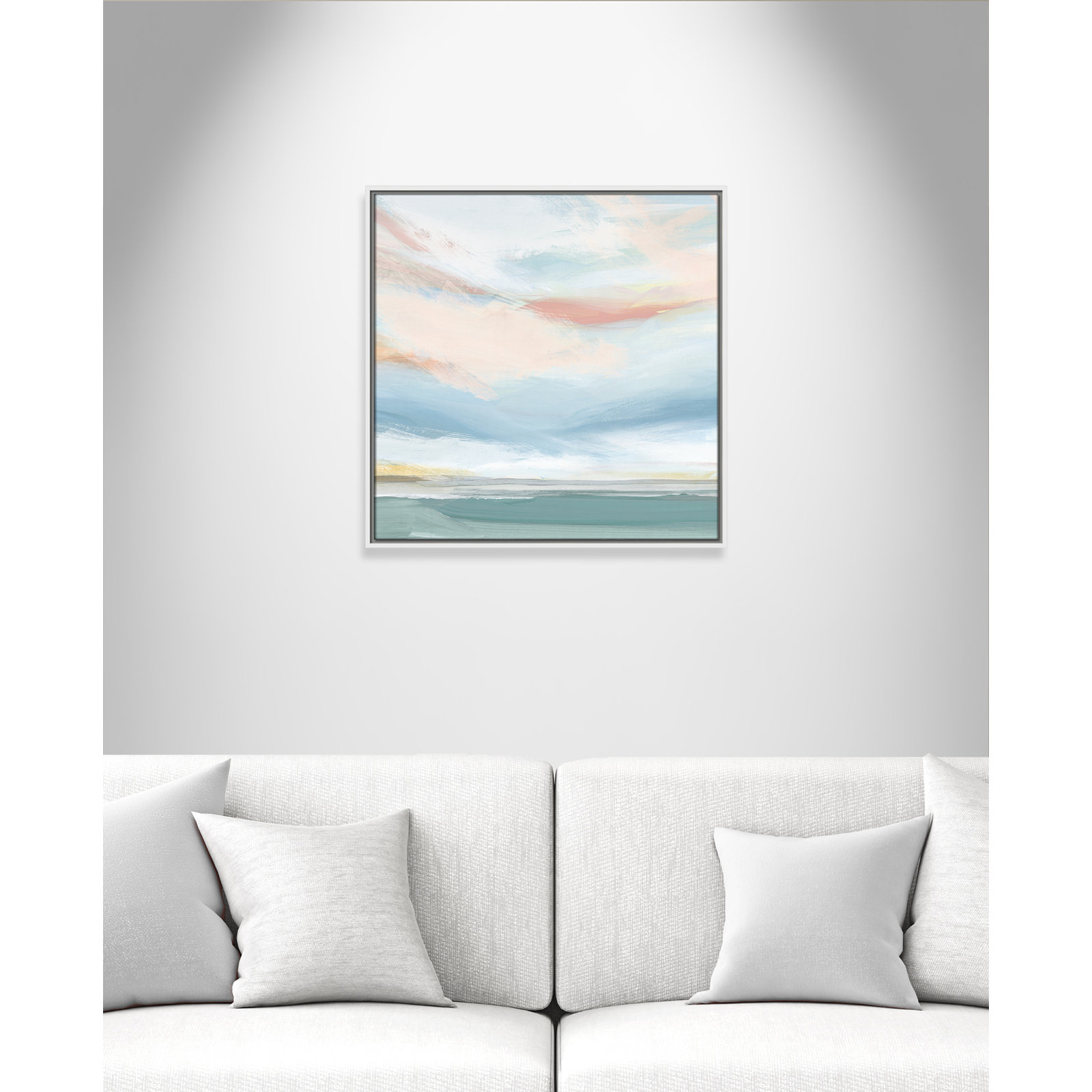 Delphi "Sweetness I" Painting by Isabelle Z, 25.5" H x 25.5" W x 2" D, White Framed Canvas