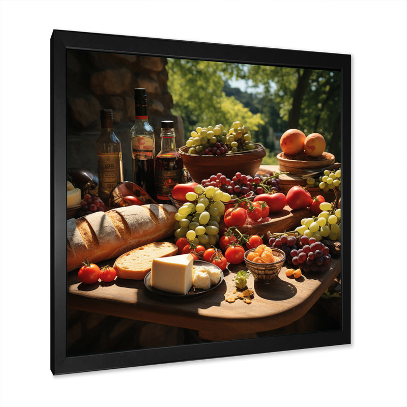 Planches à fromage Gourmet II, Cadre photo noir, H 16 po x l 16 po x P 1 po
