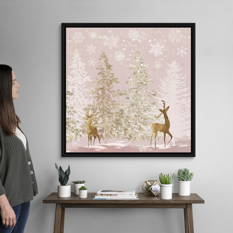 «Most Wonderful Time», reproduction d'art sur toile, Impression encadrée, H 38 po x l 38 po, Noir