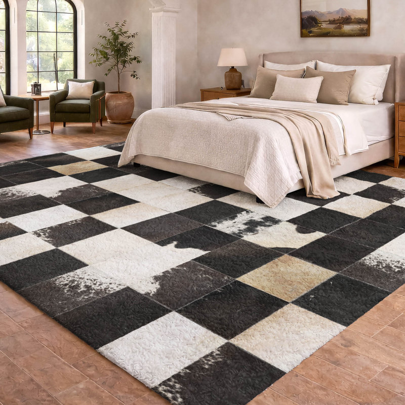 Tapis à poil long de qualité supérieure lavable à la machine ADS105, Black, 3 pi x 5 pi
