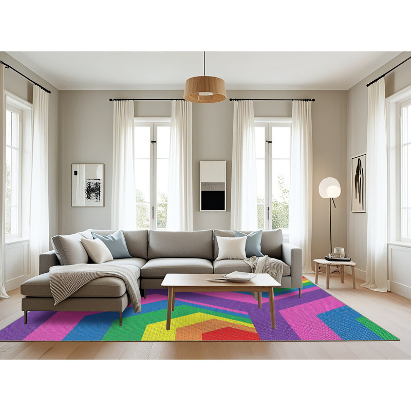 Tapis bleu Khang, Rectangle 8 pi x 10 pi