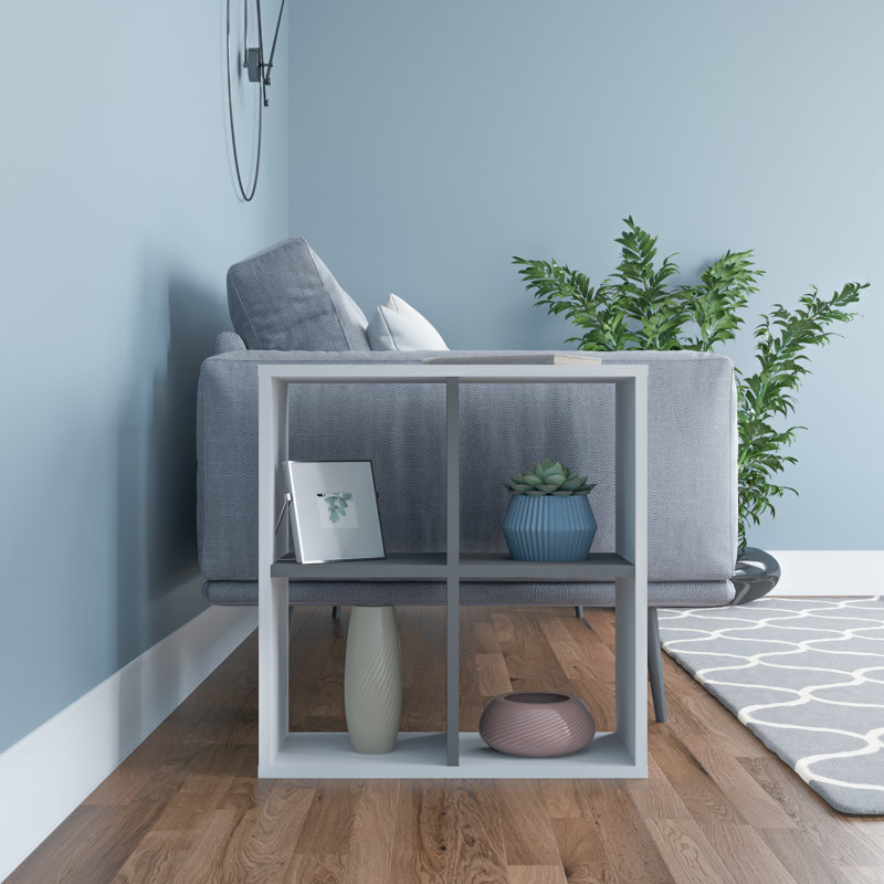 Table d'appoint, Blanc / gris anthracite