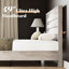 Ensemble de chambre avec lit plateforme et table de chevet 3 pièces Louby-115636495-115636494