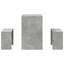 3 Piece Dining Table And Bench Set Engineered Wood-892568556