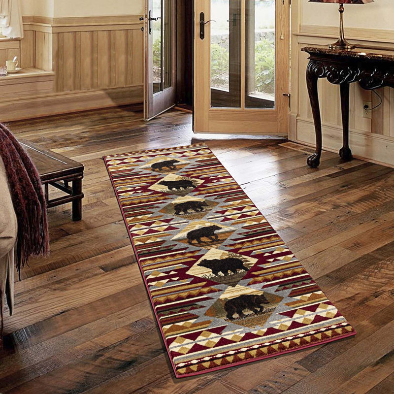 Nature's Nest Lodge Area Rug, Accent Rug, Rectangle 2' x 3'