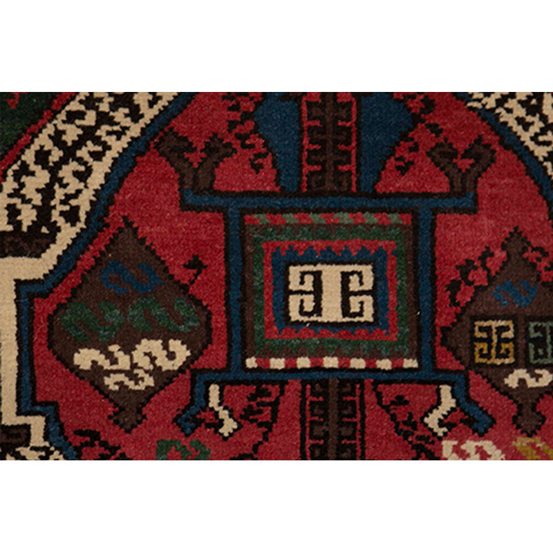 Kazak Wool Oriental Area Rug