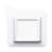Raised Handle 5" Melamine Bread Plate