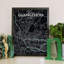 Guangzhou City Map - No Frame Print-855866028