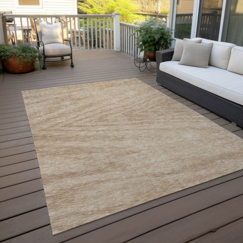  Machine Washable Indoor/Outdoor Chantille ACN876 Black Rug, Rectangle 8' x 10'